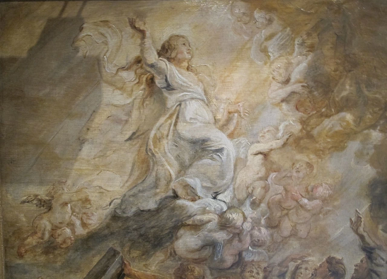Assunzione della Vergine, bozzetto - Courtauld Institute of Art, Londra